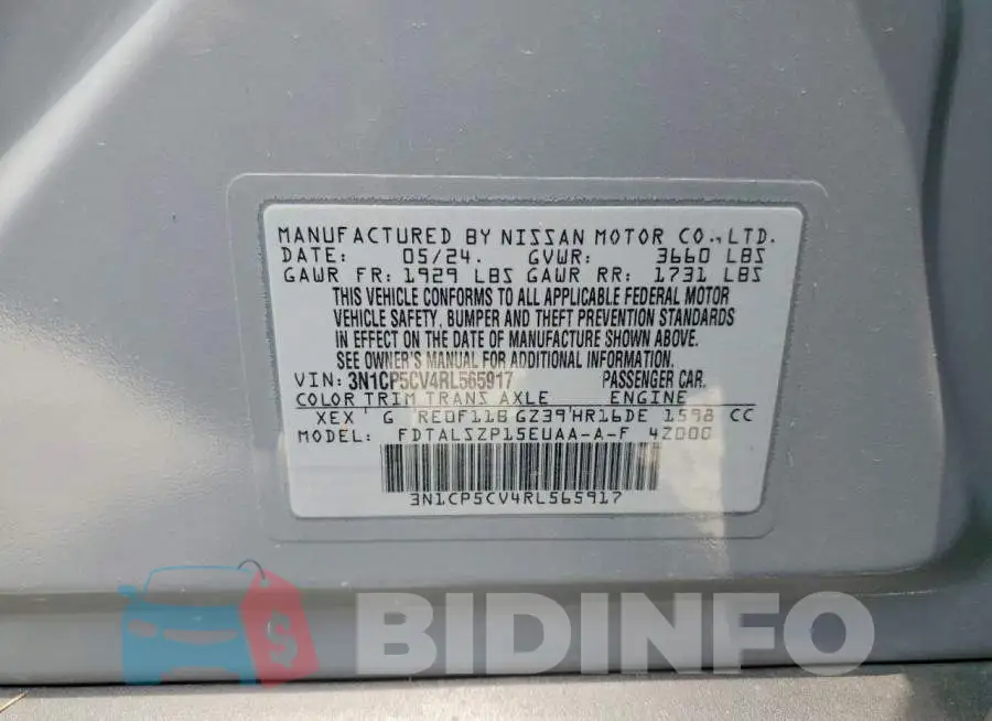 3N1CP5CV4RL565917 Photo# 13