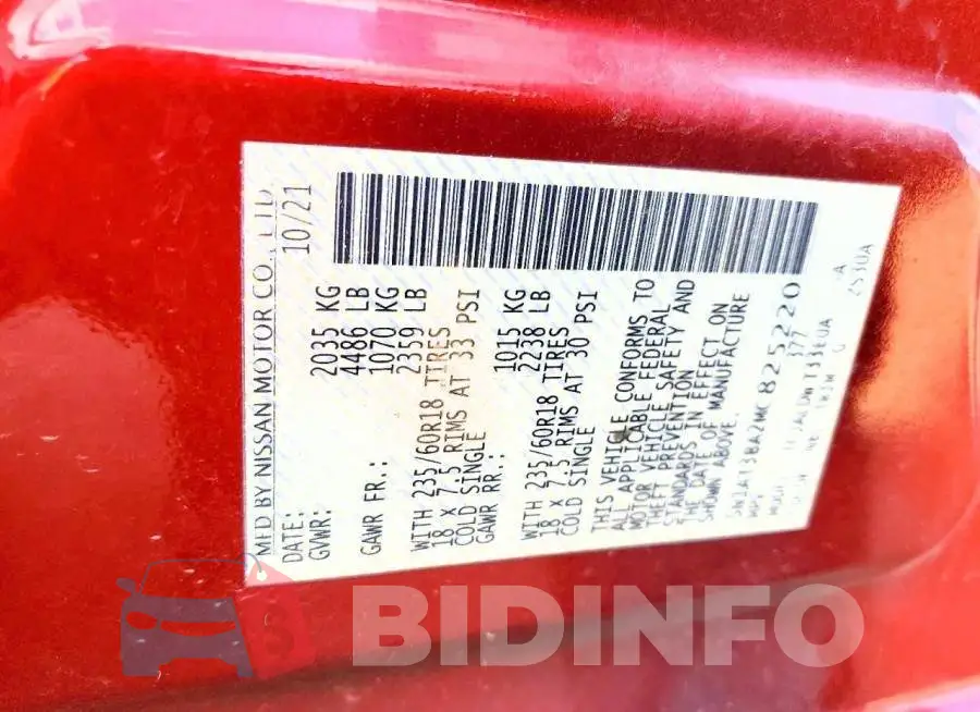 5N1AT3BA2MC825220 Photo# 13