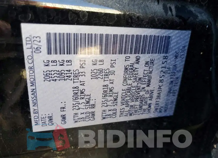 5N1BT3BA3PC852158 Photo# 13