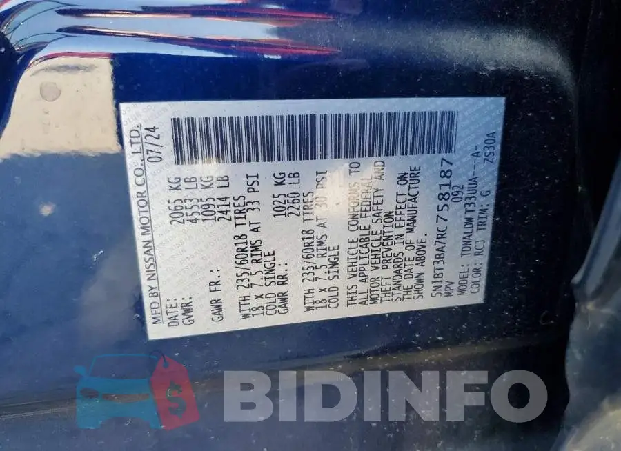5N1BT3BA7RC758187 Photo# 12