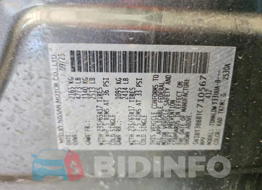 5N1BT3BB8TC710567 Photo# 13