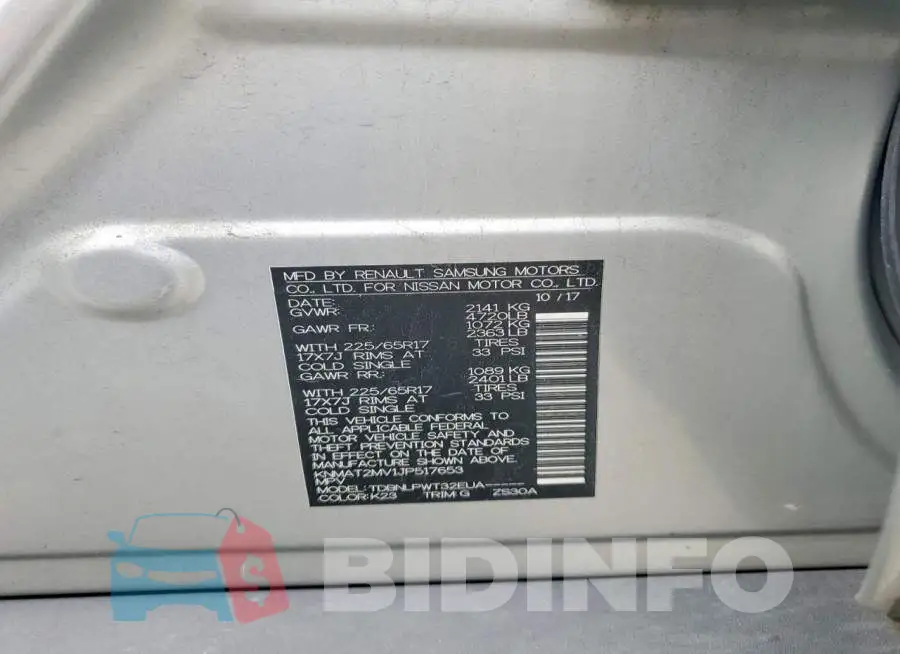 KNMAT2MV1JP517653 Photo# 13