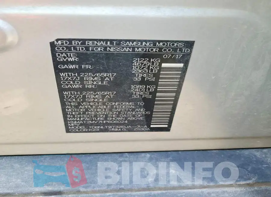 KNMAT2MV7HP606024 Photo# 12