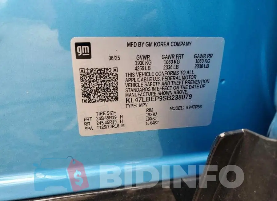 KL47LBEP9SB238079 Photo# 13
