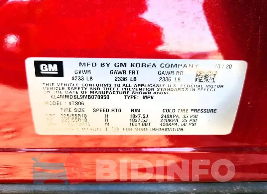 KL4MMDSL9MB078950 Photo# 12