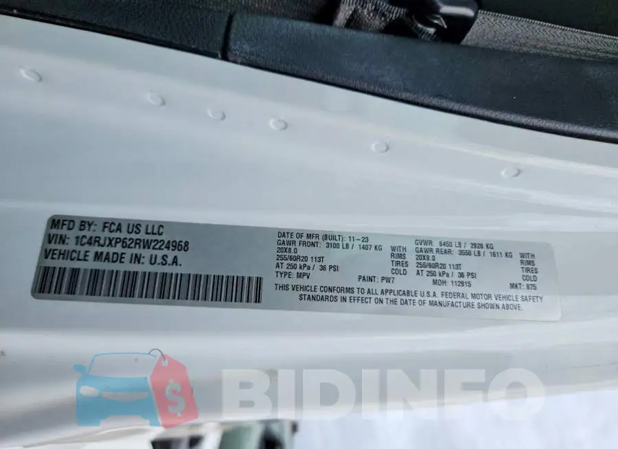1C4RJXP62RW224968 Photo# 13
