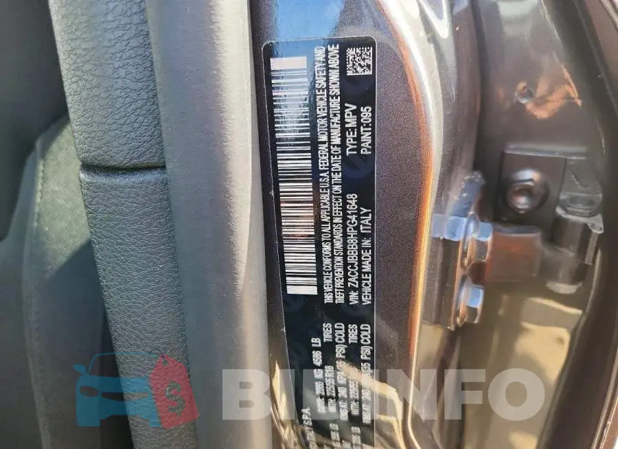 ZACCJBBB8HPG41648 Photo# 13