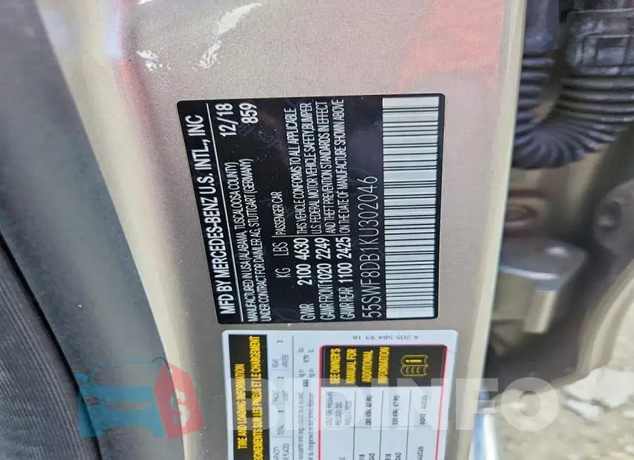 55SWF8DB1KU302046 Photo# 13