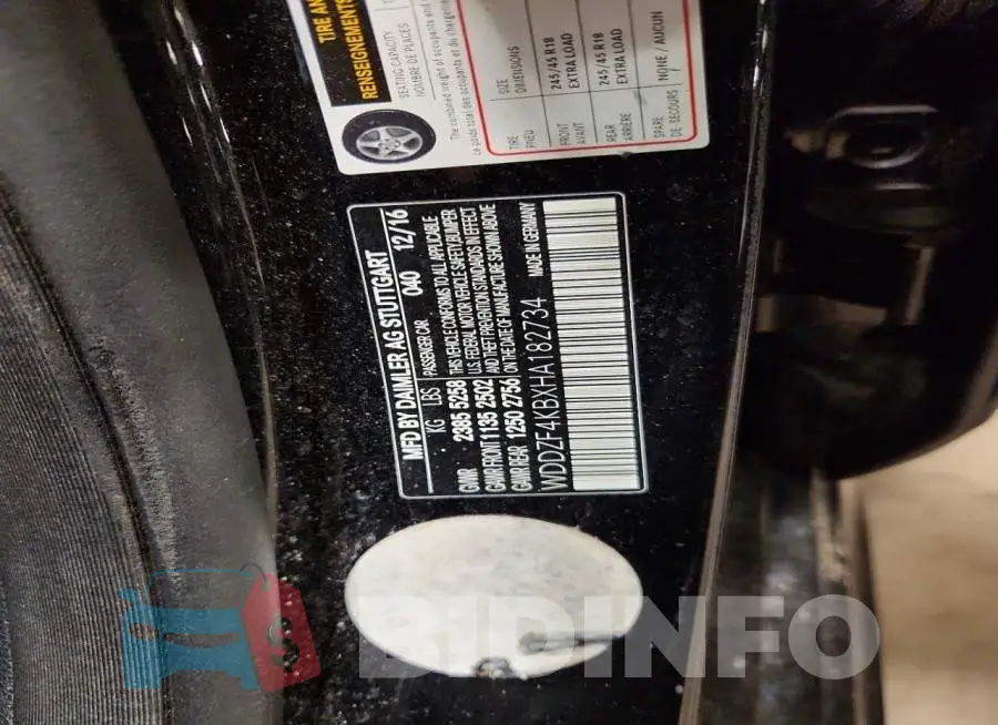 WDDZF4KBXHA182734 Photo# 13