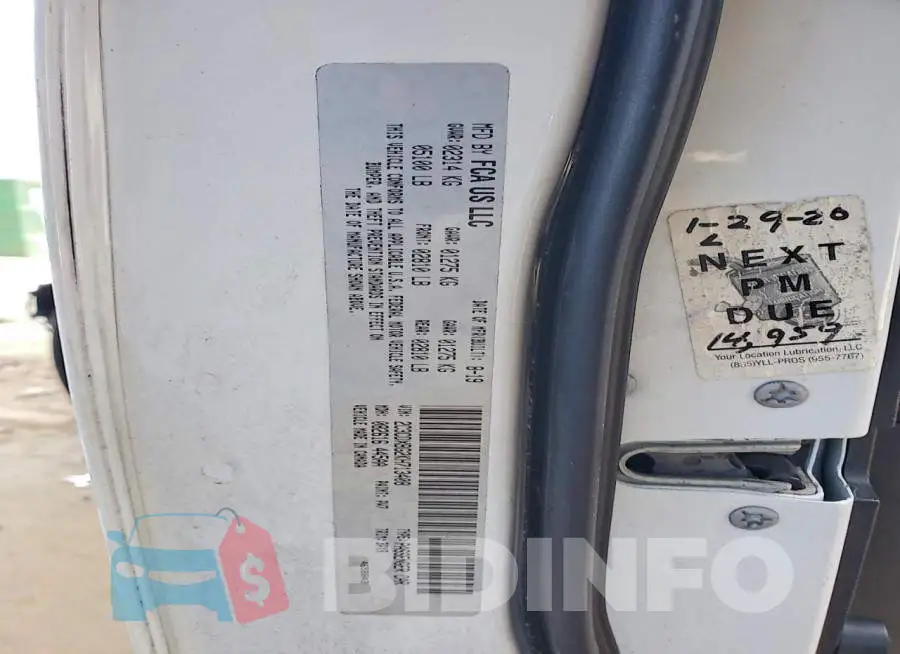 2C3CDXBG2KH713408 Photo# 12