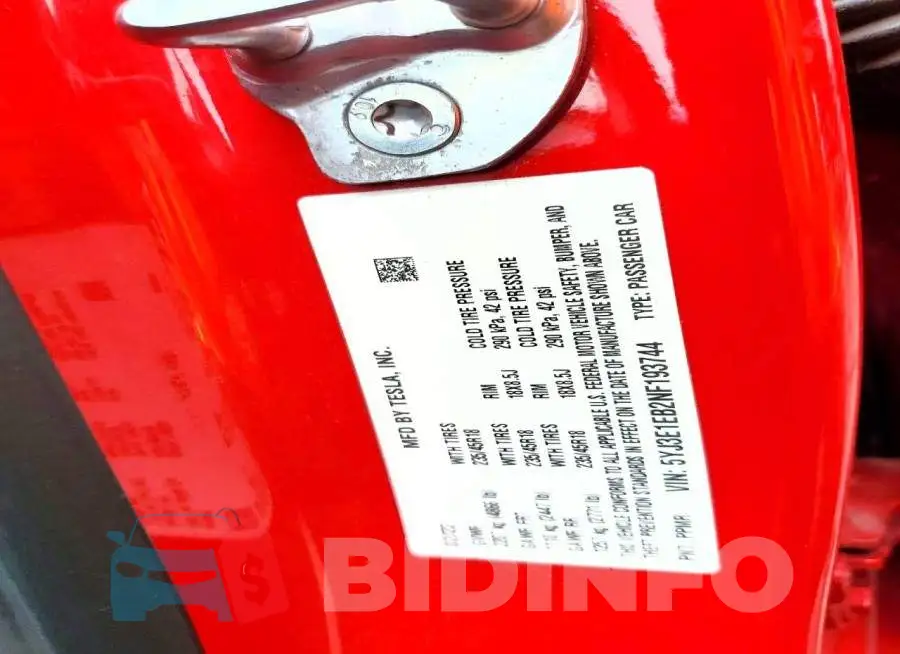 5YJ3E1EB2NF193744 Photo# 13