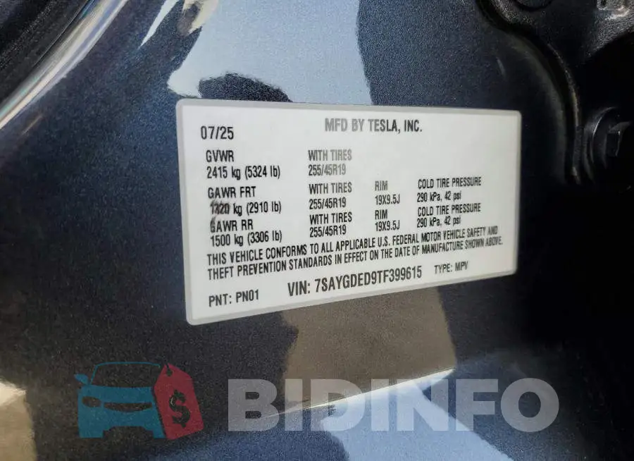 7SAYGDED9TF399615 Photo# 12