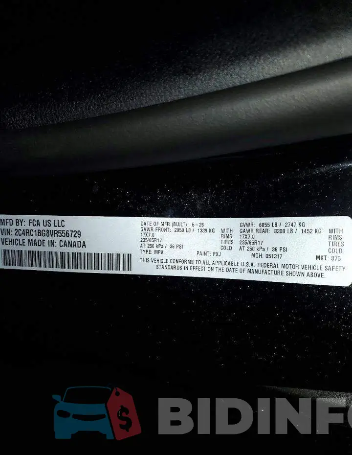 2C4RC1BG8VR556729 Photo# 13