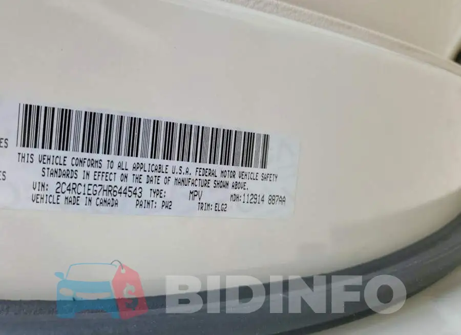 2C4RC1EG7HR644543 Photo# 13