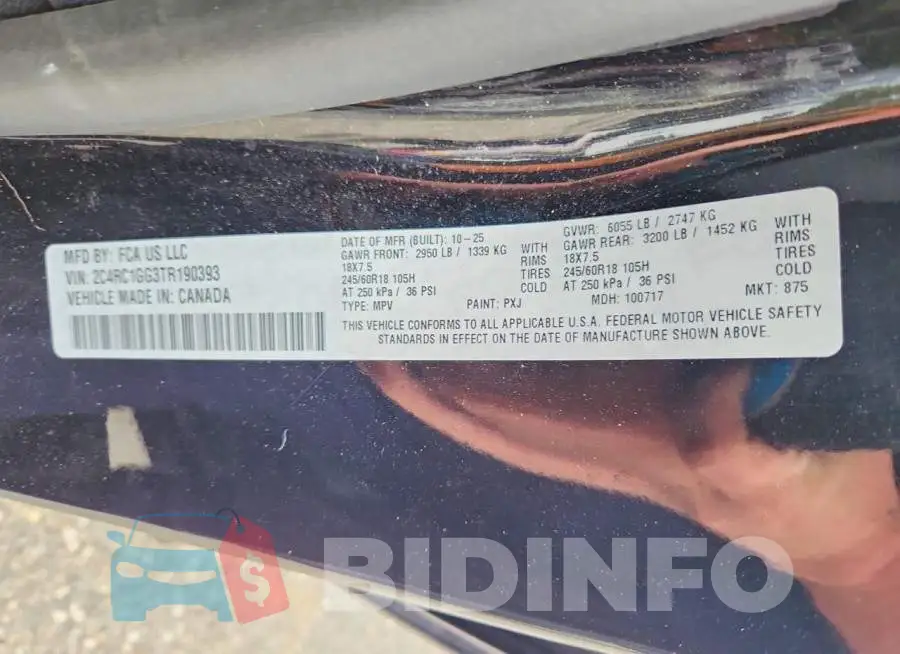 2C4RC1GG3TR190393 Photo# 13