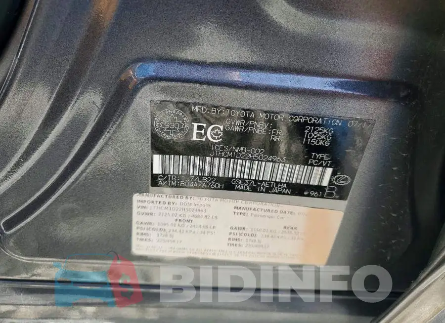 JTHCM1D22H5024963 Photo# 12