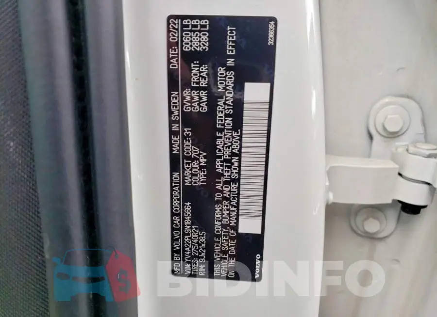 YV4A22PL9N1845664 Photo# 13
