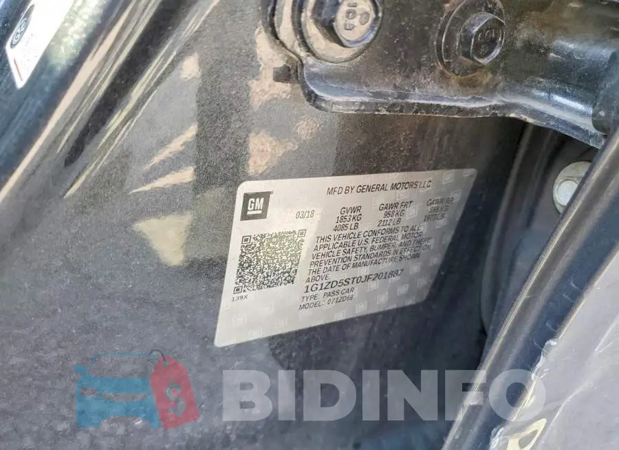 1G1ZD5ST0JF201887 Photo# 12