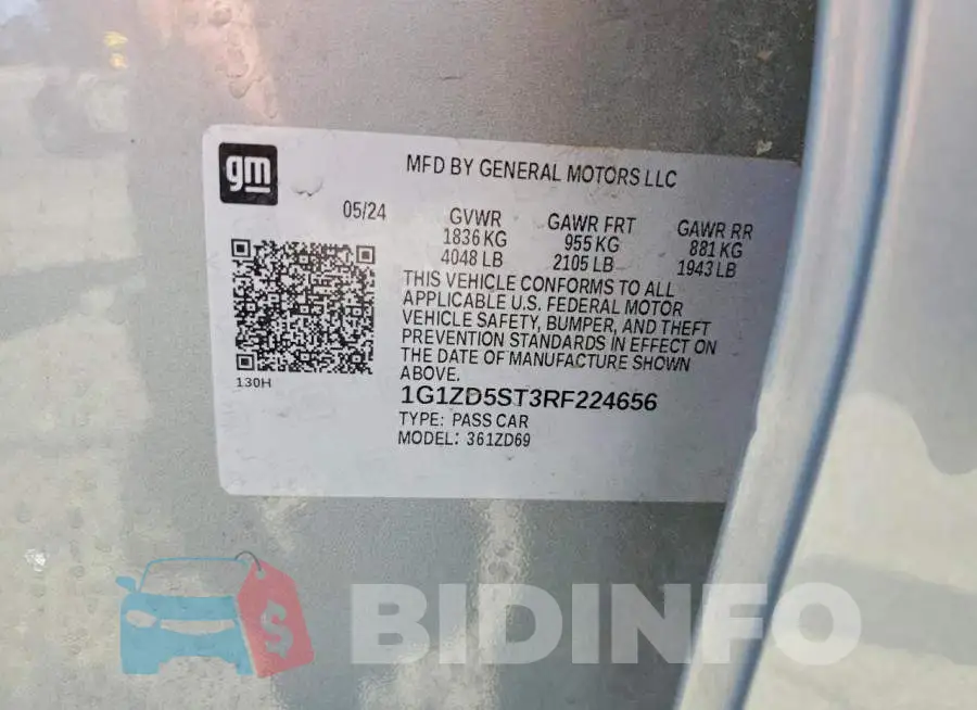 1G1ZD5ST3RF224656 Photo# 12