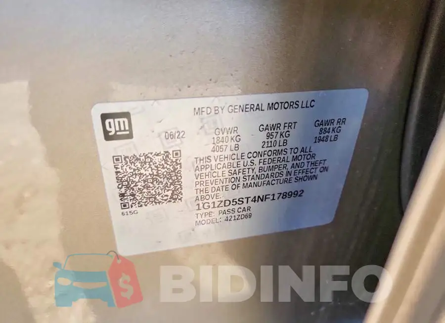 1G1ZD5ST4NF178992 Photo# 13