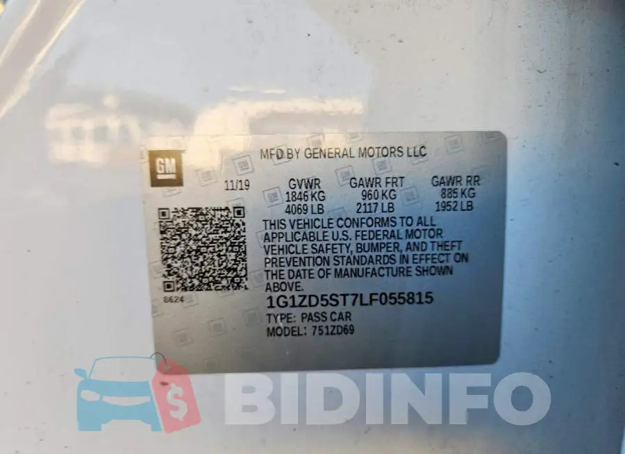 1G1ZD5ST7LF055815 Photo# 12
