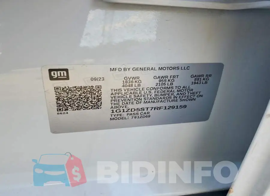 1G1ZD5ST7RF129159 Photo# 12