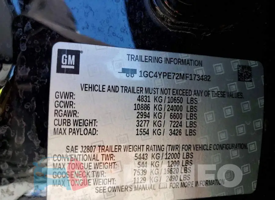1GC4YPE72MF173482 Photo# 12