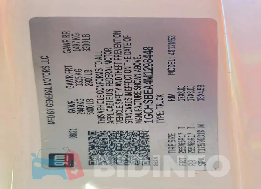 1GCHSBEA4M1298448 Photo# 12