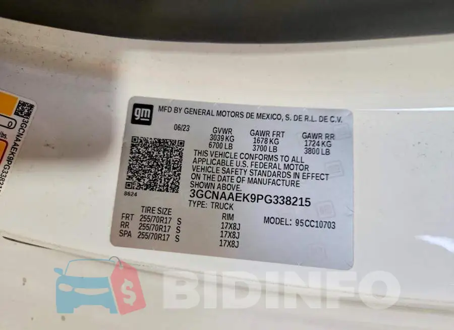 3GCNAAEK9PG338215 Photo# 12
