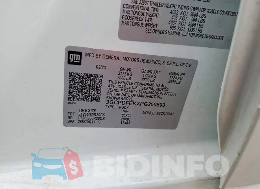 3GCPDFEKXPG250593 Photo# 12