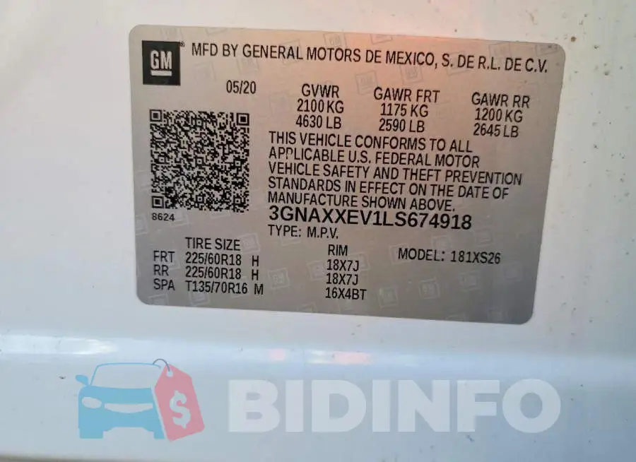 3GNAXXEV1LS674918 Photo# 13