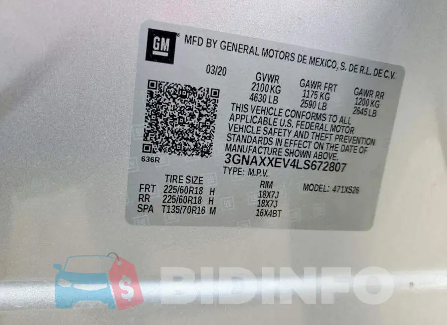 3GNAXXEV4LS672807 Photo# 13