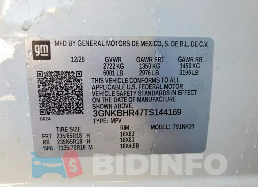 3GNKBHR47TS144169 Photo# 13