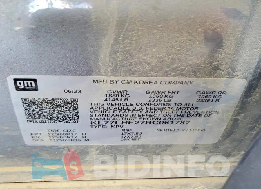 KL77LHE27RC061787 Photo# 13