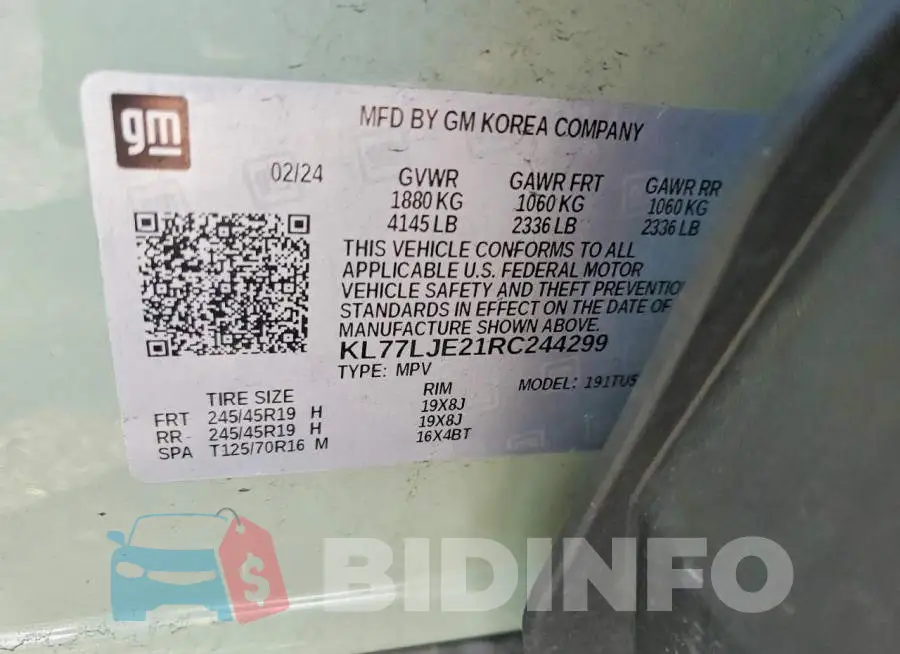 KL77LJE21RC244299 Photo# 13