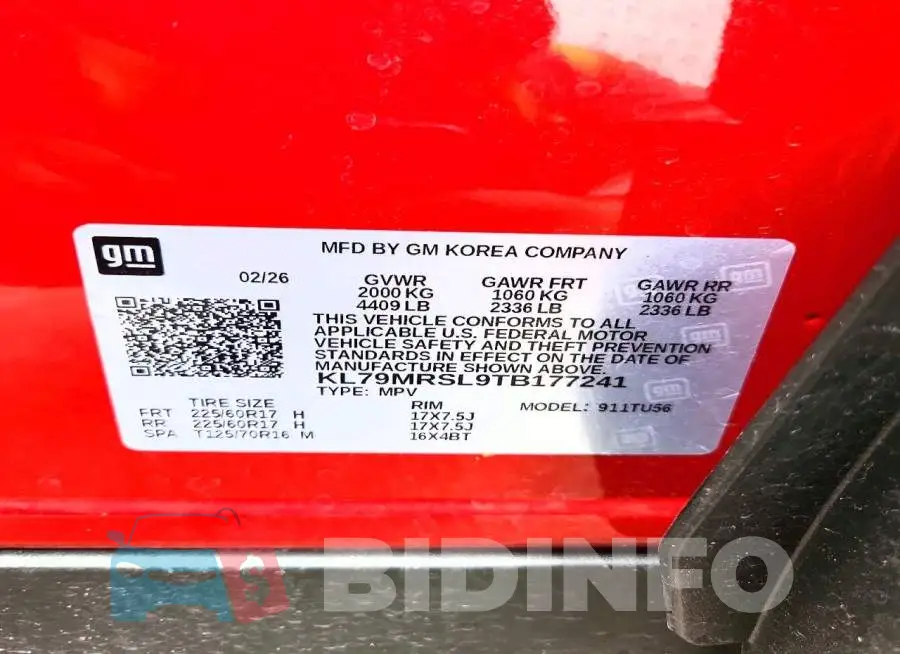 KL79MRSL9TB177241 Photo# 12