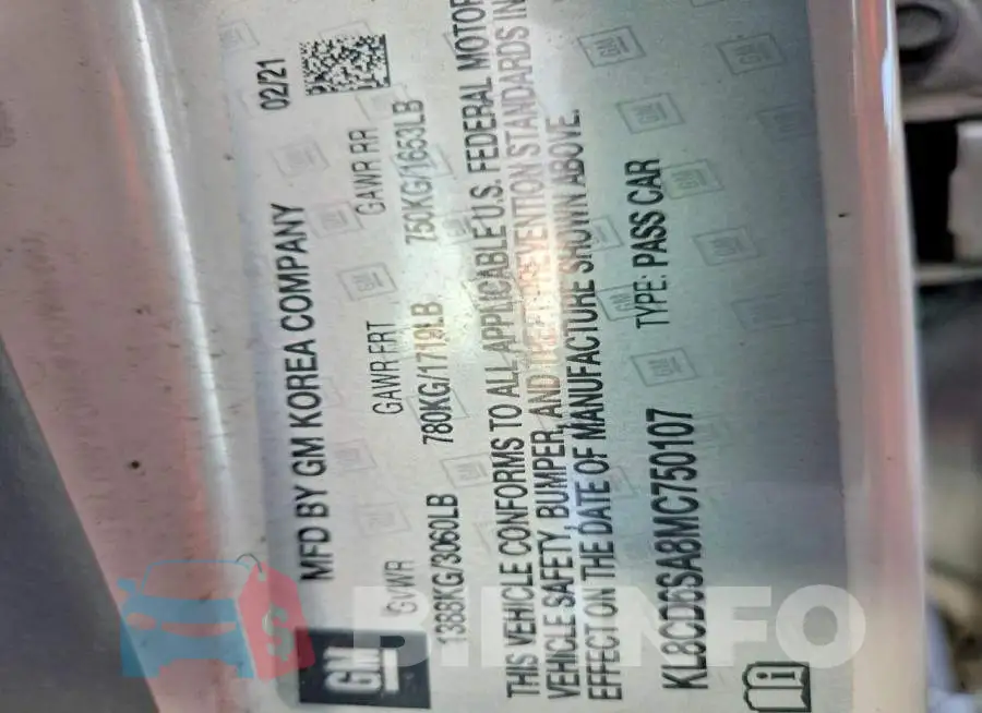 KL8CD6SA8MC750107 Photo# 13