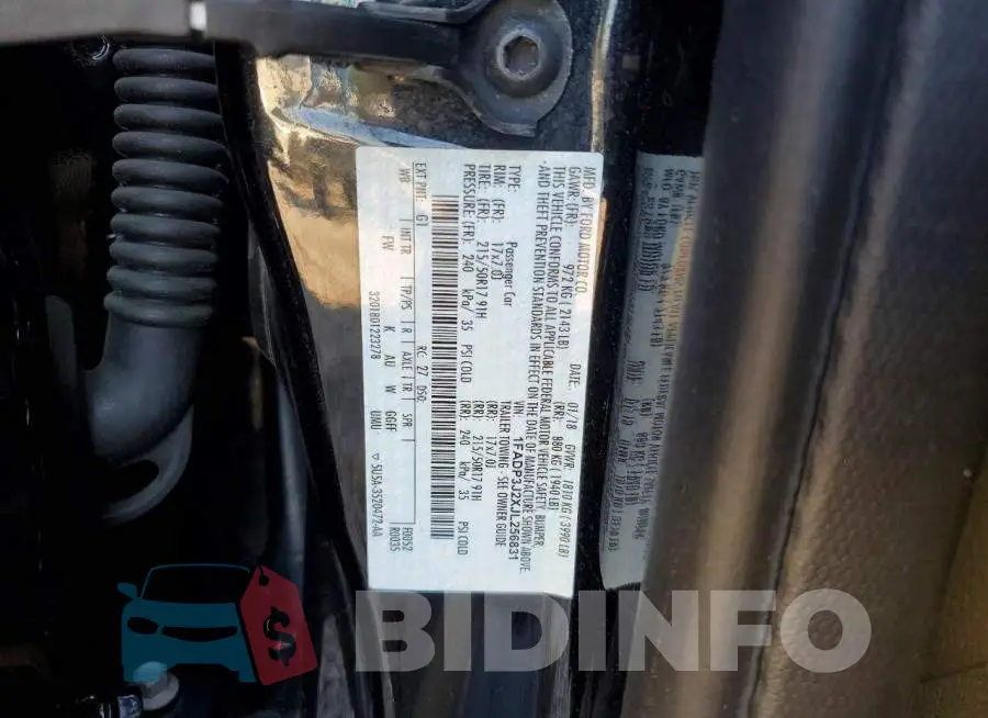 1FADP3J2XJL256831 Photo# 12