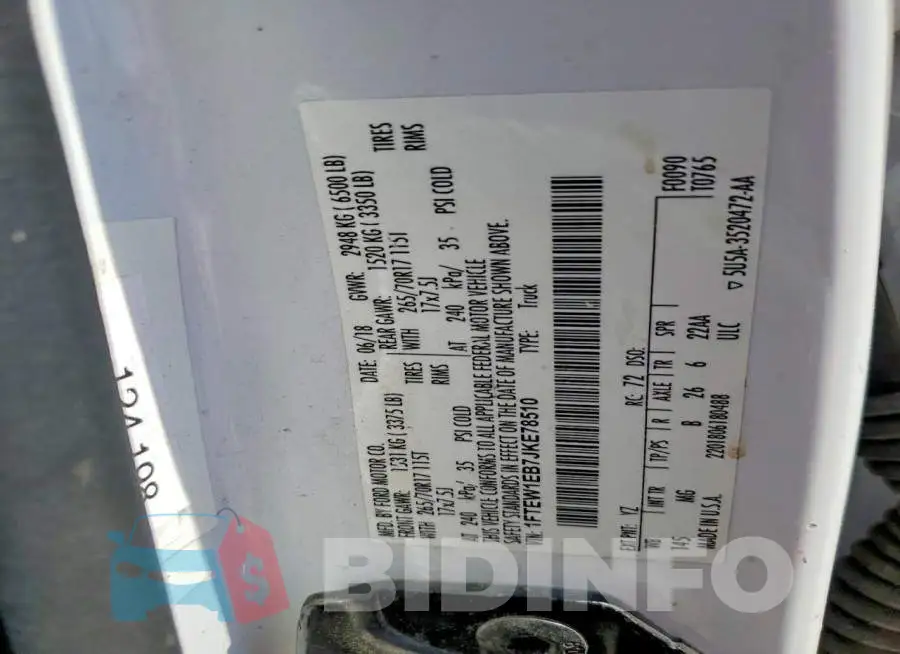 1FTEW1EB7JKE78510 Photo# 12