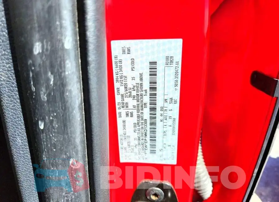 1FTEW1EP1MKD13309 Photo# 12