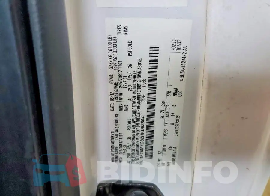 1FTMF1C82HKD83804 Photo# 12