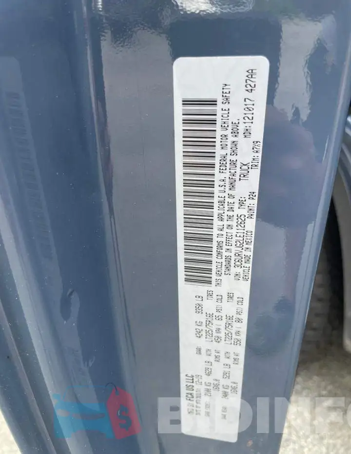 3C6URVJG2LE112625 Photo# 10