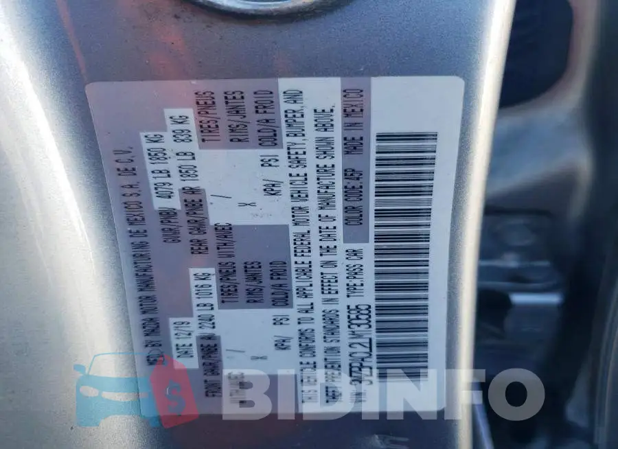 3MZBPACL2LM130585 Photo# 12