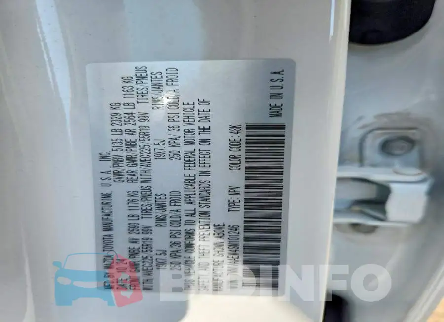 7MMVAAEW4SN101246 Photo# 14