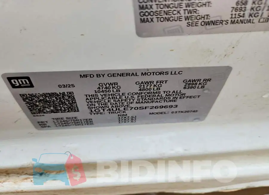 1GT4ULE70SF269693 Photo# 12
