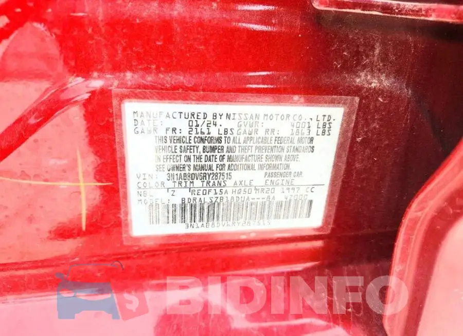 3N1AB8DV6RY287515 Photo# 12
