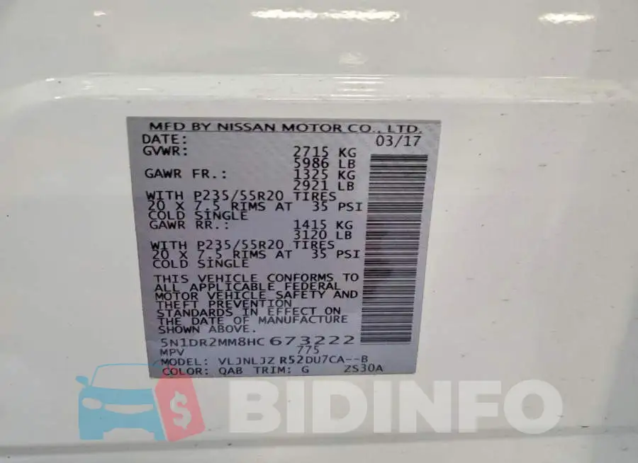 5N1DR2MM8HC673222 Photo# 13