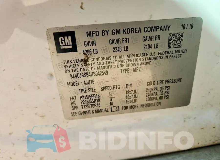 KL4CJASB4HB042549 Photo# 13