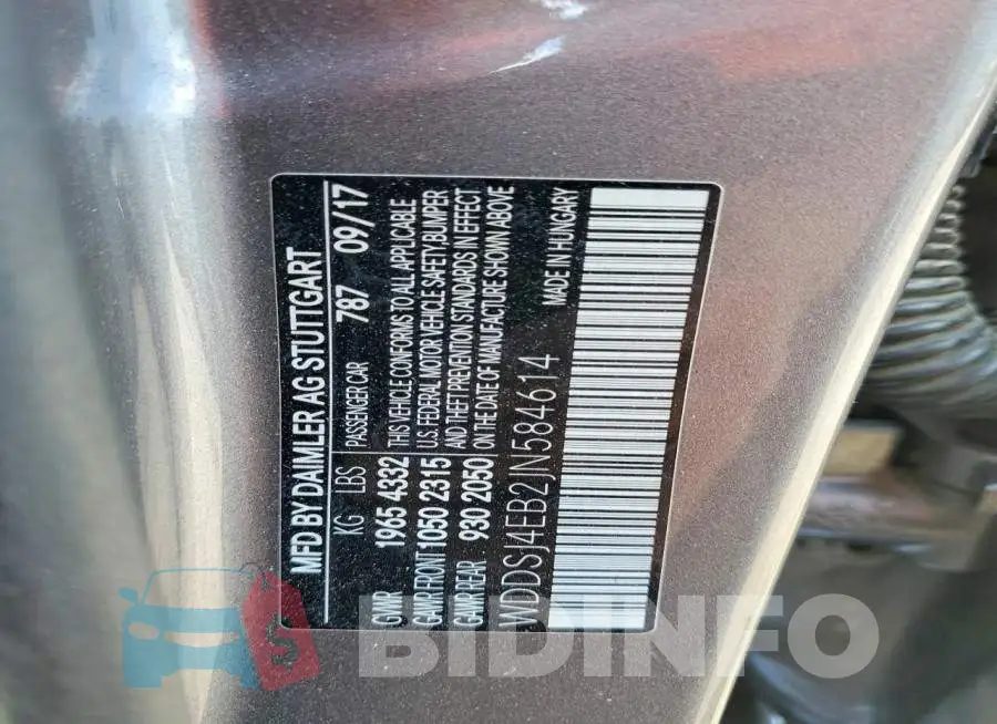 WDDSJ4EB2JN584614 Photo# 12