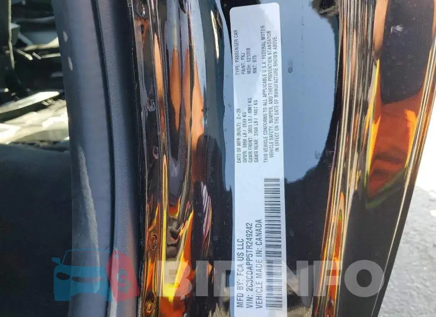 2C3CDAPP5TR249242 Photo# 13